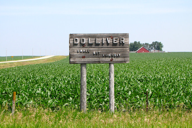 Welcome Sign (Dolliver, Iowa)
